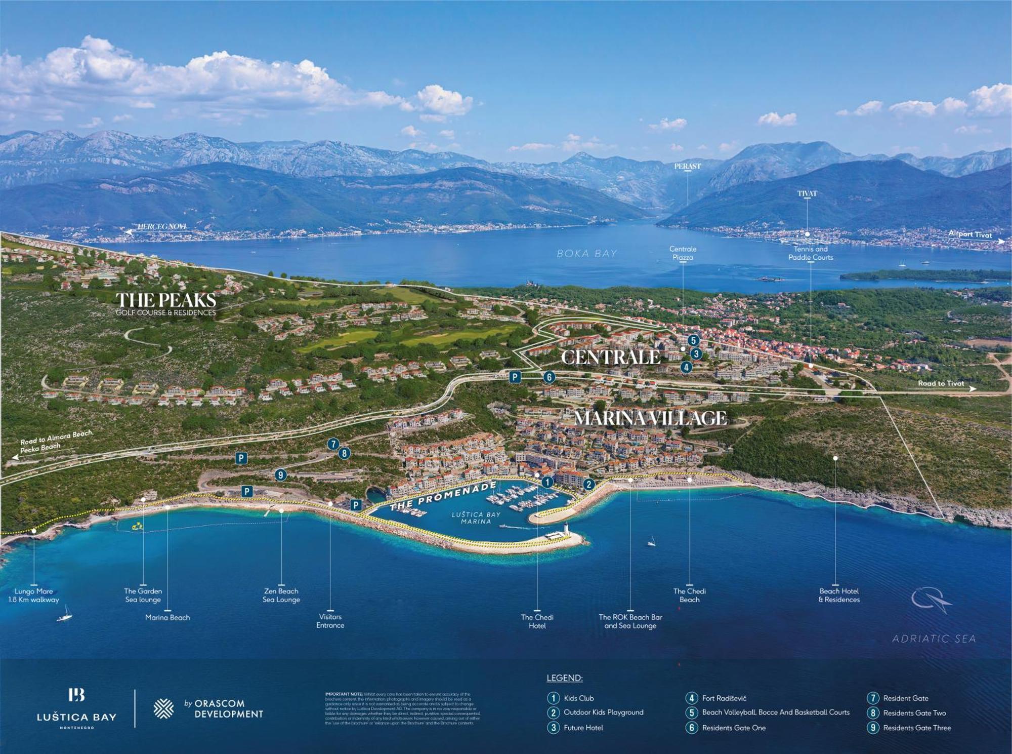 Lustica Bay Apartment ติวัต ภายนอก รูปภาพ